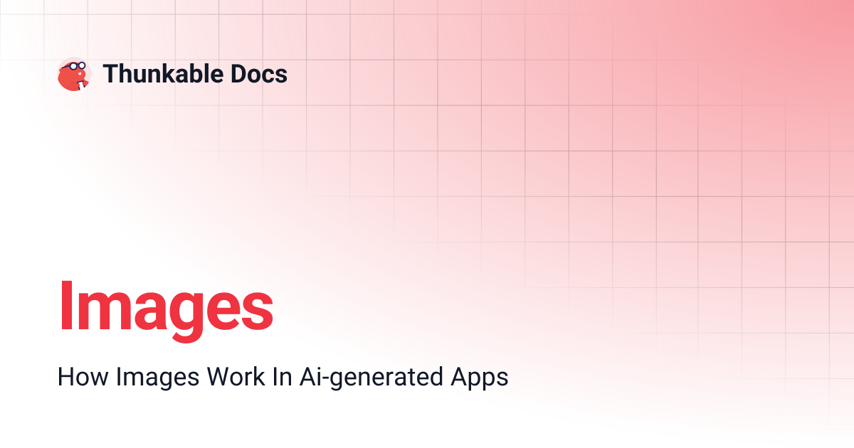 Images | AI | Thunkable Docs