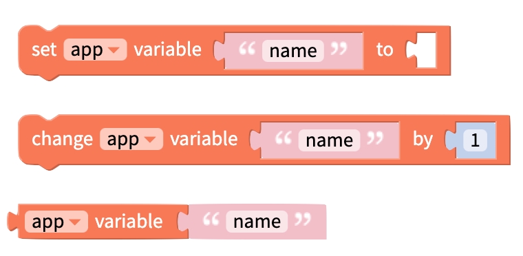 Variables Overview | Thunkable Docs
